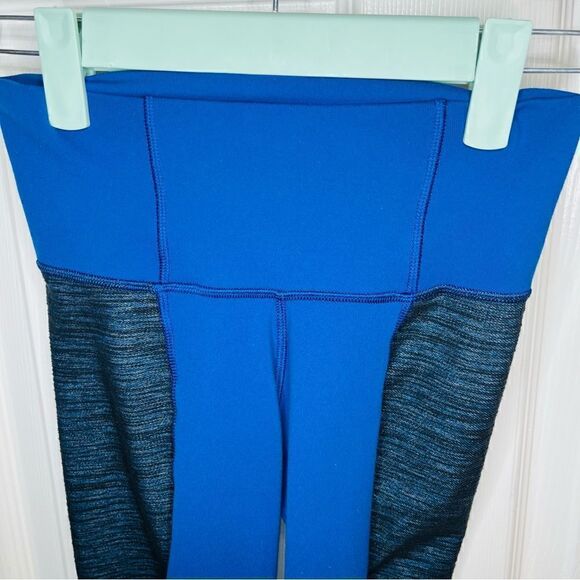 Lululemon Barre Pulse Pant (Regular) Blue/Reversible Slub Limitless Blue 2 - Picture 9 of 12